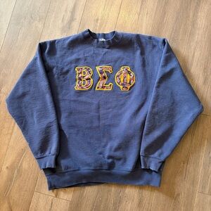 Vintage 90s Beta Sigma Phi Sorority Crewneck Madd in USA Large Men’s